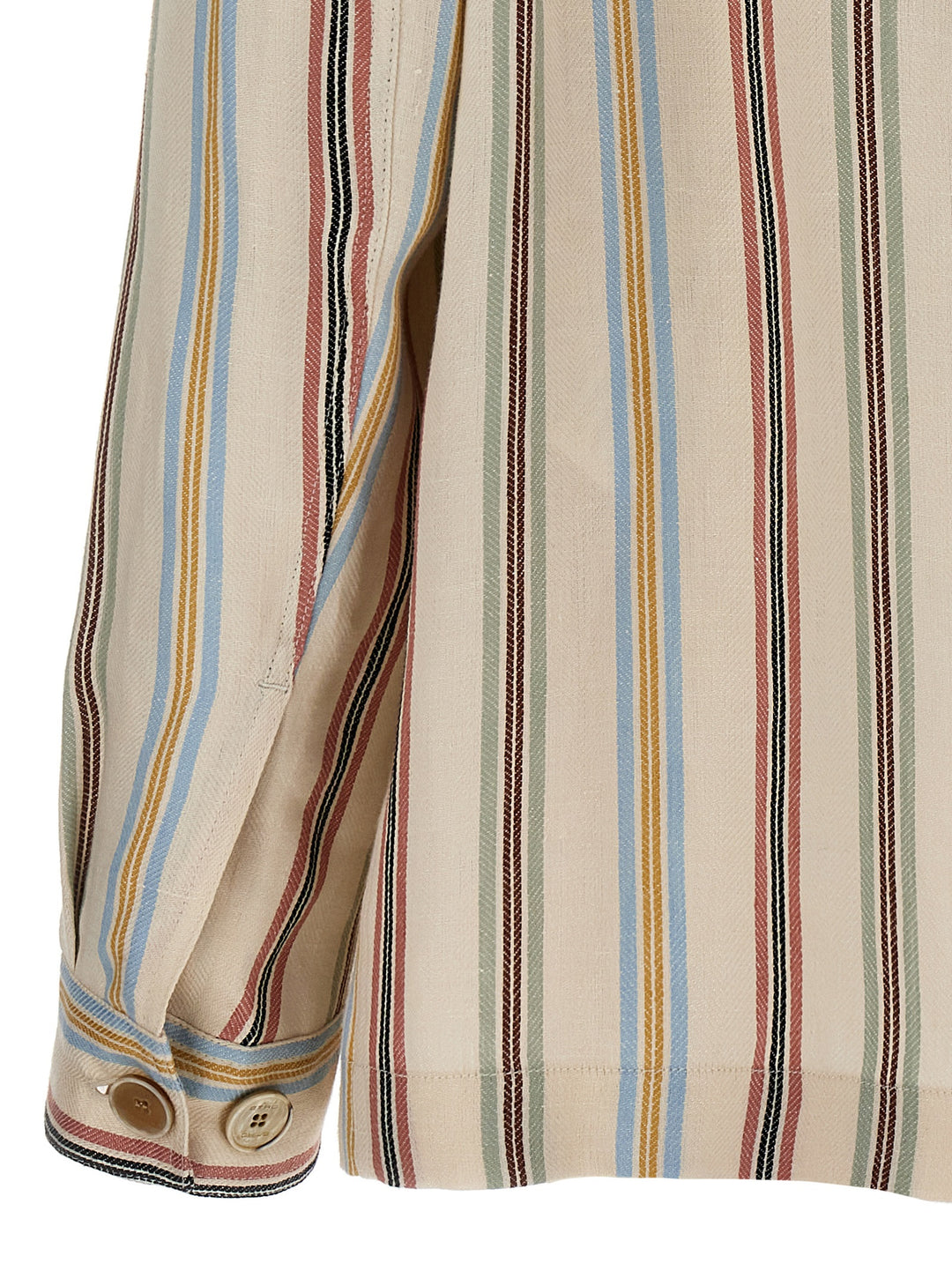 Striped Overshirt Shirt, Blouse Multicolor