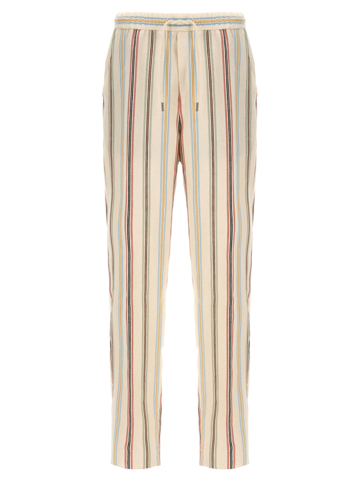 Striped Trousers Pants Multicolor