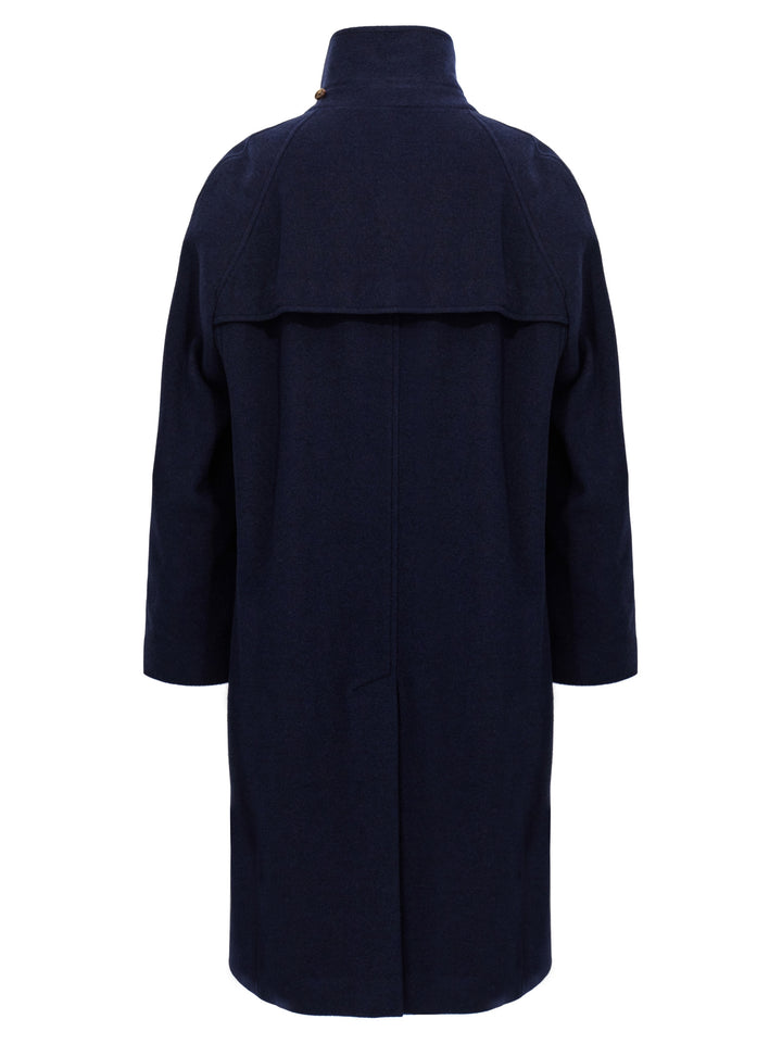 Single-Breasted Cashmere Coat Coats, Trench Coats Blue