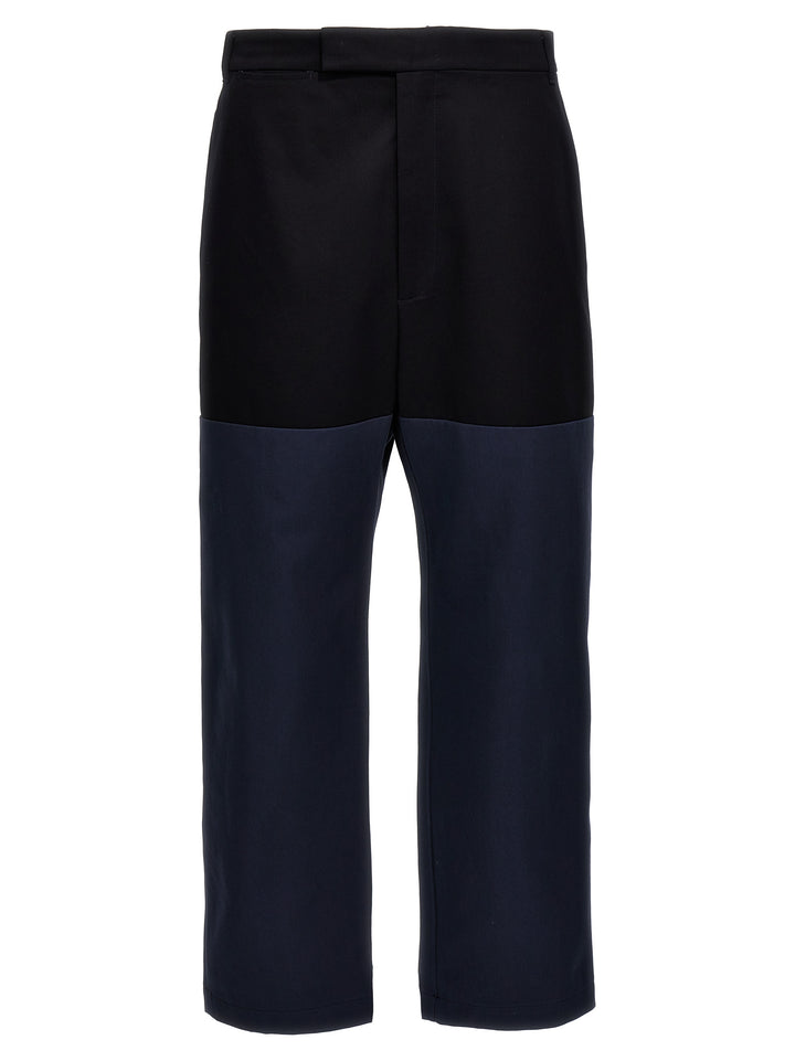 Unconstructed Combo Pants Blue