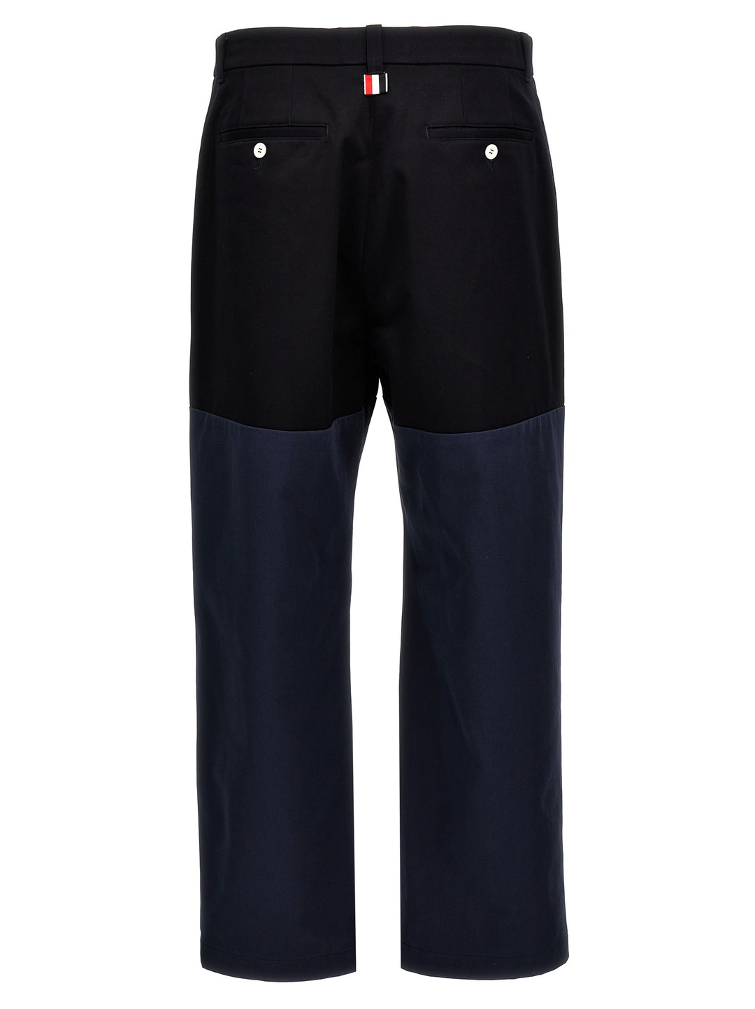 Unconstructed Combo Pants Blue