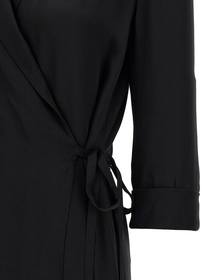 Silk Shirt Dress Dresses Black