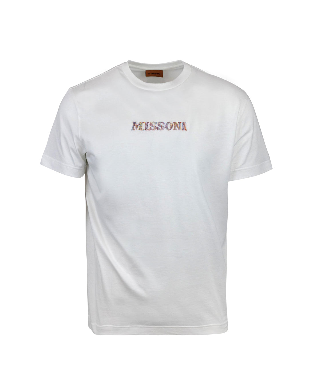 T-Shirt Con Ricamo Multicolor T-Shirts Bianco