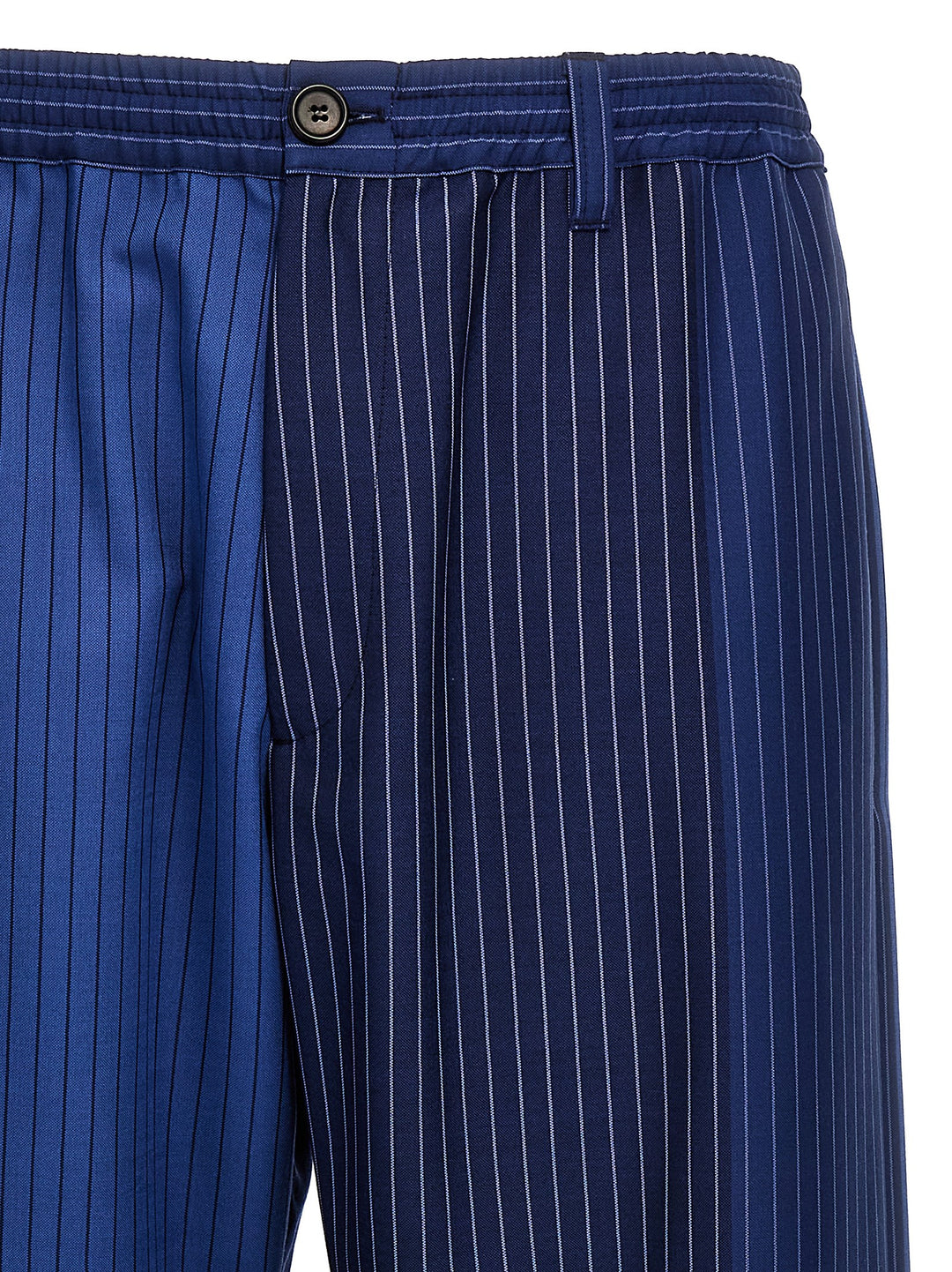 Striped Trousers Pants Blue