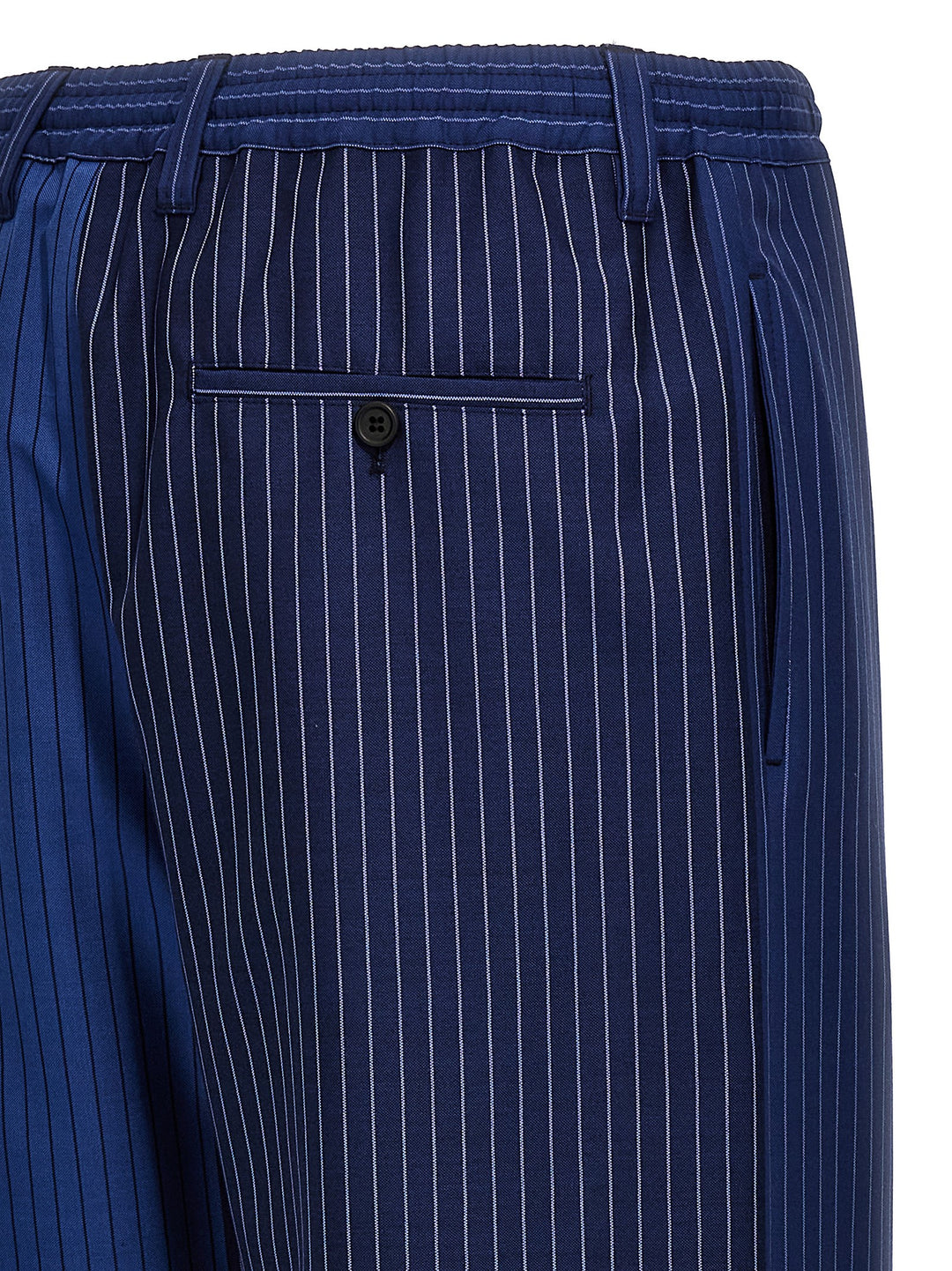 Striped Trousers Pants Blue