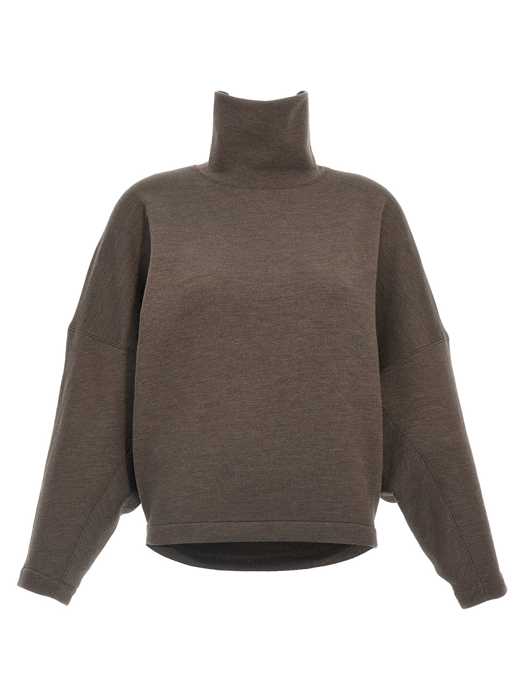 Wool Sweatshirt Brown