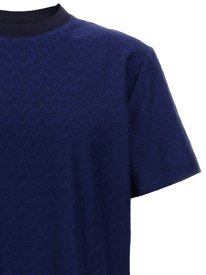 Zig-Zag T-Shirt Blue