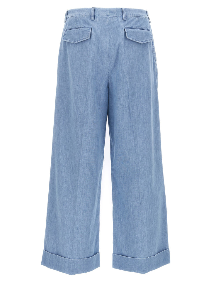 Valentino Garavani Turn-Up Jeans Blue