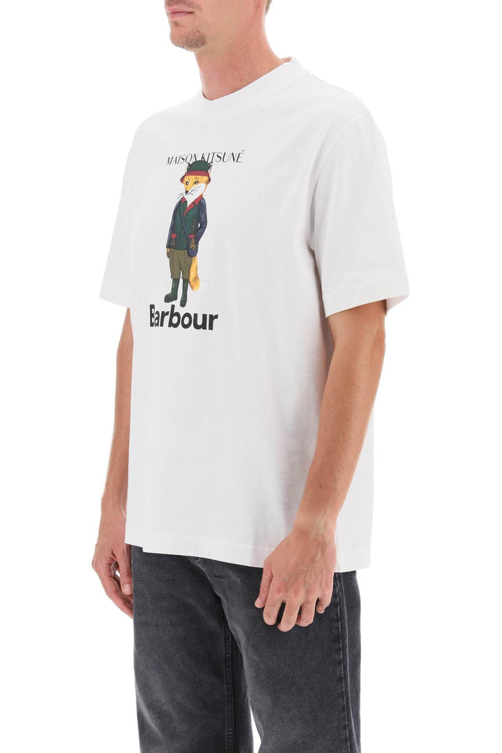 T Shirt Girocollo Fox Beaufort Maison Kitsuné - Barbour - Uomo