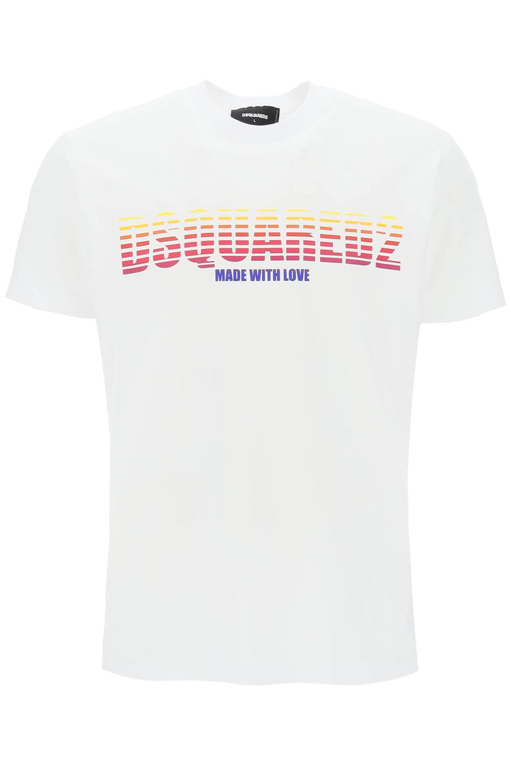 T Shirt Logata Cool Fit - Dsquared2 - Uomo