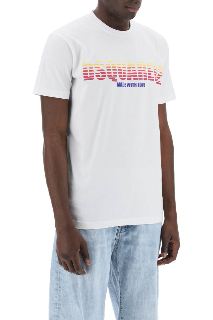 T Shirt Logata Cool Fit - Dsquared2 - Uomo