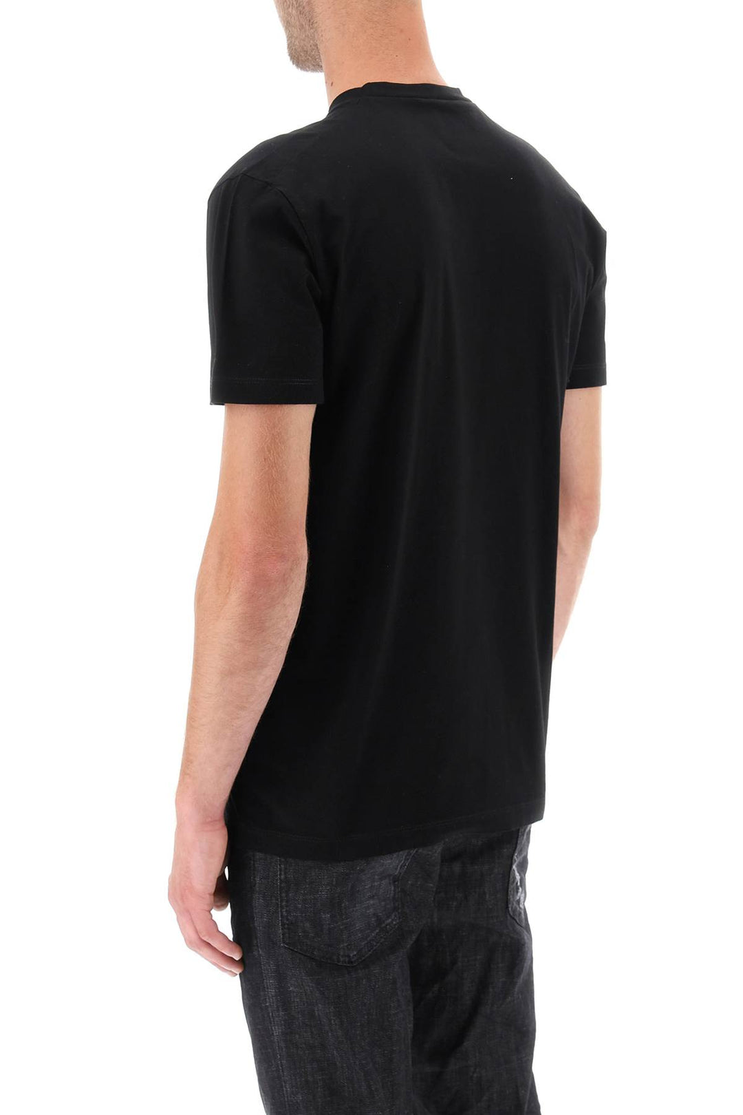 T Shirt In Jersey Con Stampa - Dsquared2 - Uomo