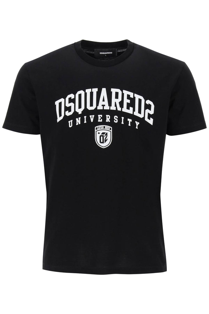 T Shirt In Jersey Con Stampa - Dsquared2 - Uomo