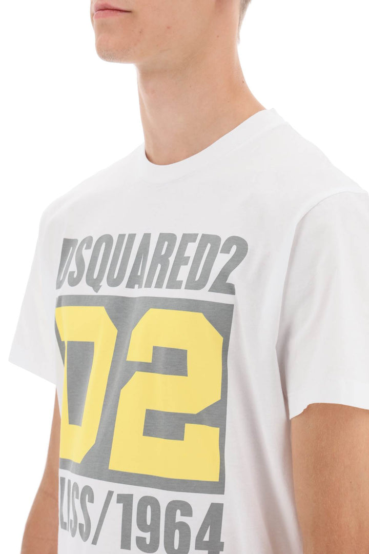 T Shirt Fit Cool 'D2 Class 1964' - Dsquared2 - Uomo