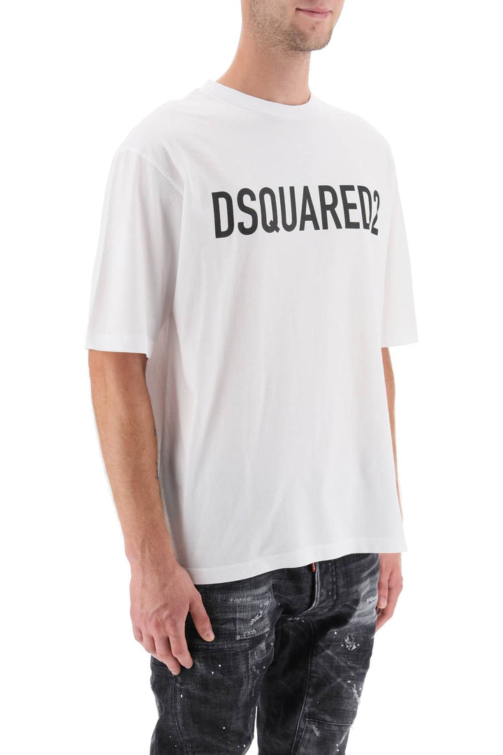 T Shirt In Jersey Con Logo - Dsquared2 - Uomo