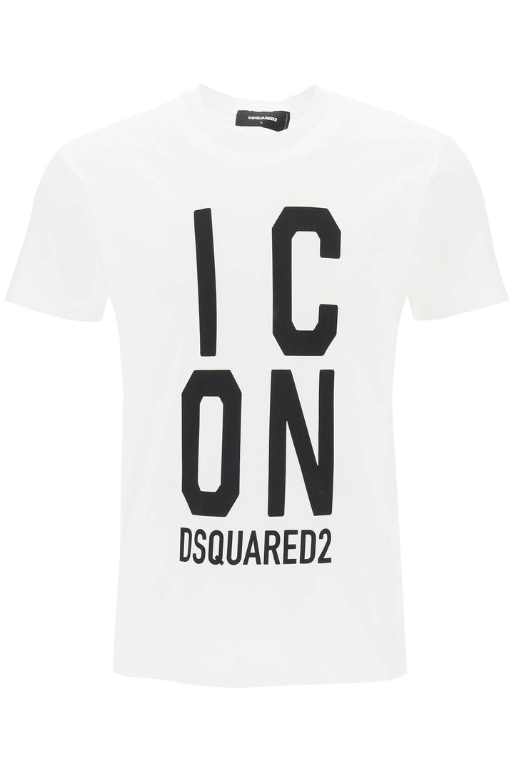 T Shirt Logo 'Icon' In Jersey - Dsquared2 - Uomo