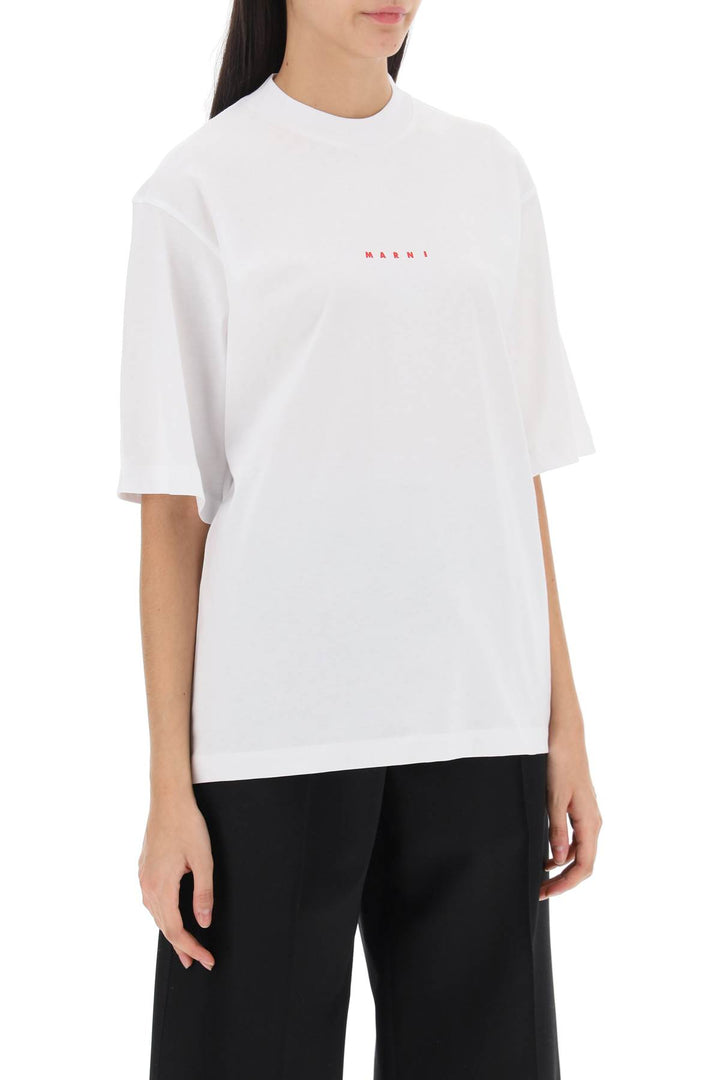 T Shirt In Cotone Organico - Marni - Donna