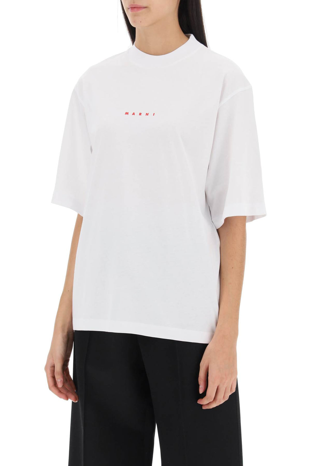 T Shirt In Cotone Organico - Marni - Donna